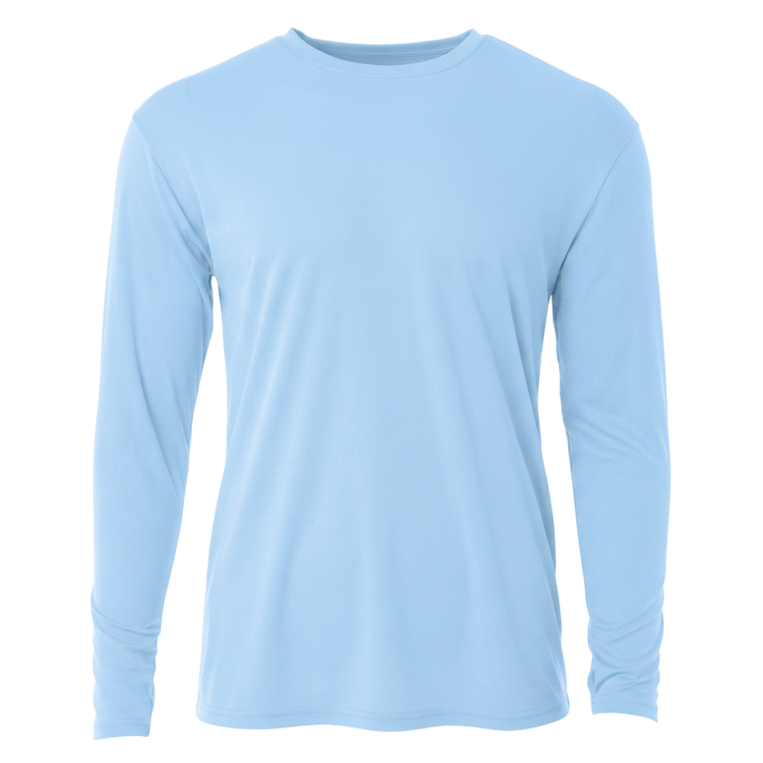 Unisex Polyester Performance Long Sleeve