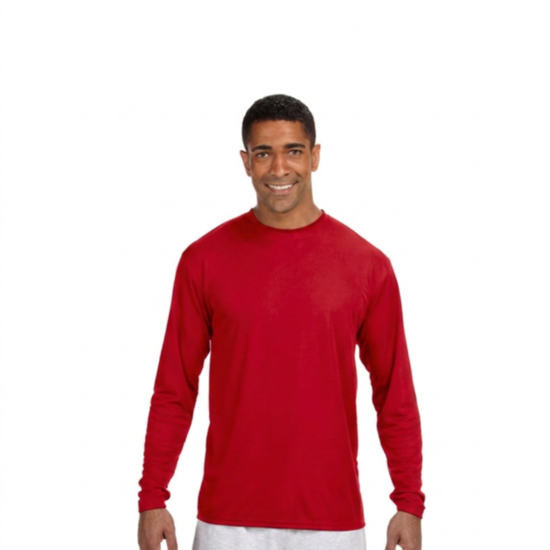 Unisex Polyester Performance Long Sleeve